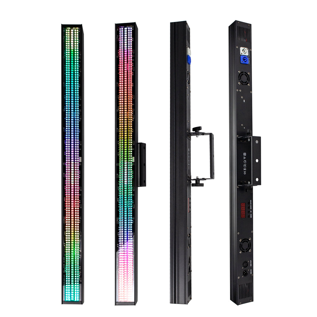New 1296 RGB Long Strip Stroboscopic Stage Lights Professional Concert Performance Strobe Light