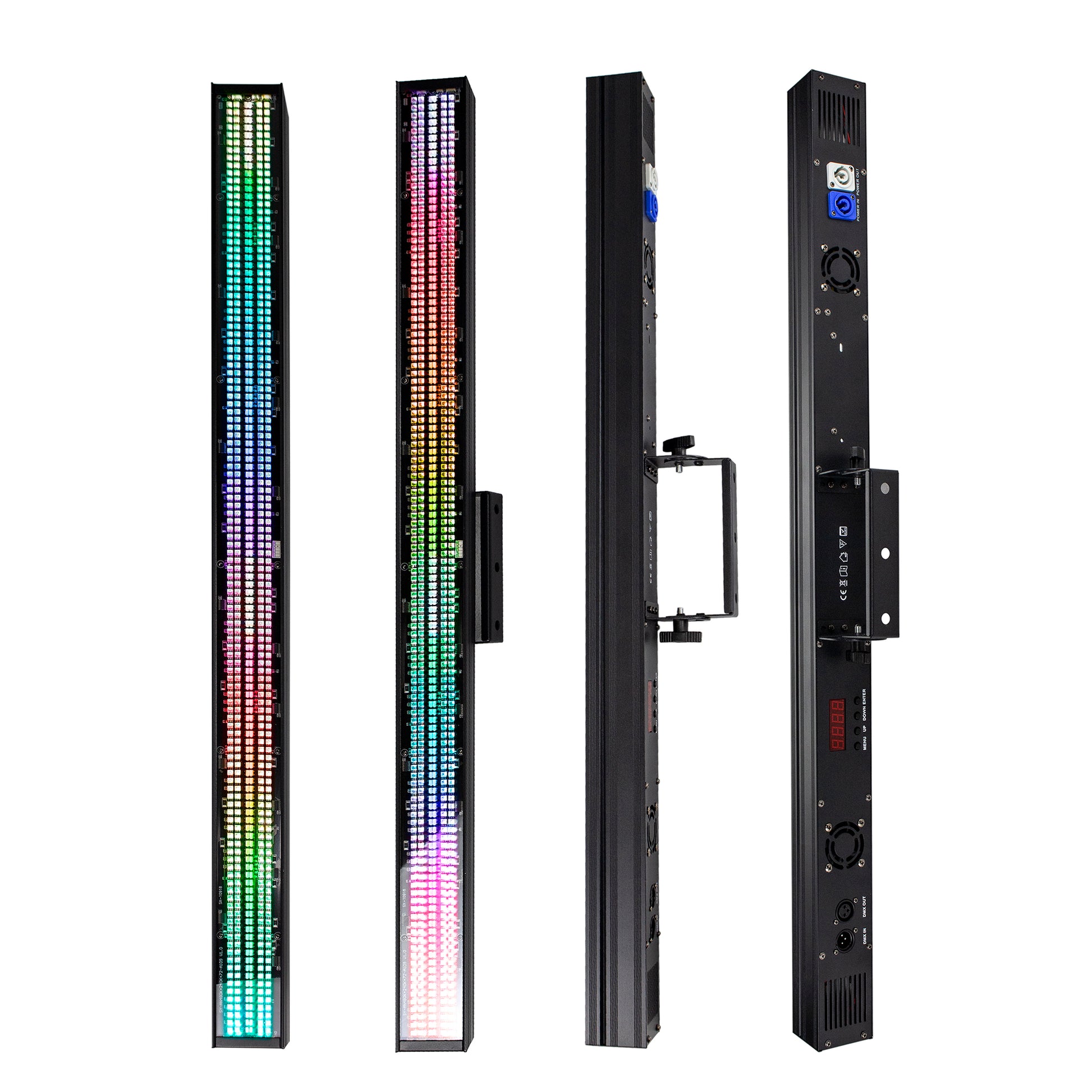 New 1296 RGB Long Strip Stroboscopic Stage Lights Professional Concert Performance Strobe Light